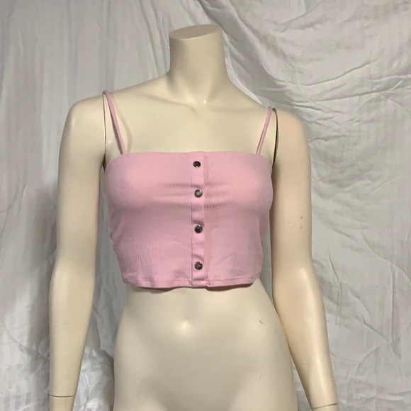 pink crop top - Picture 1 of 3